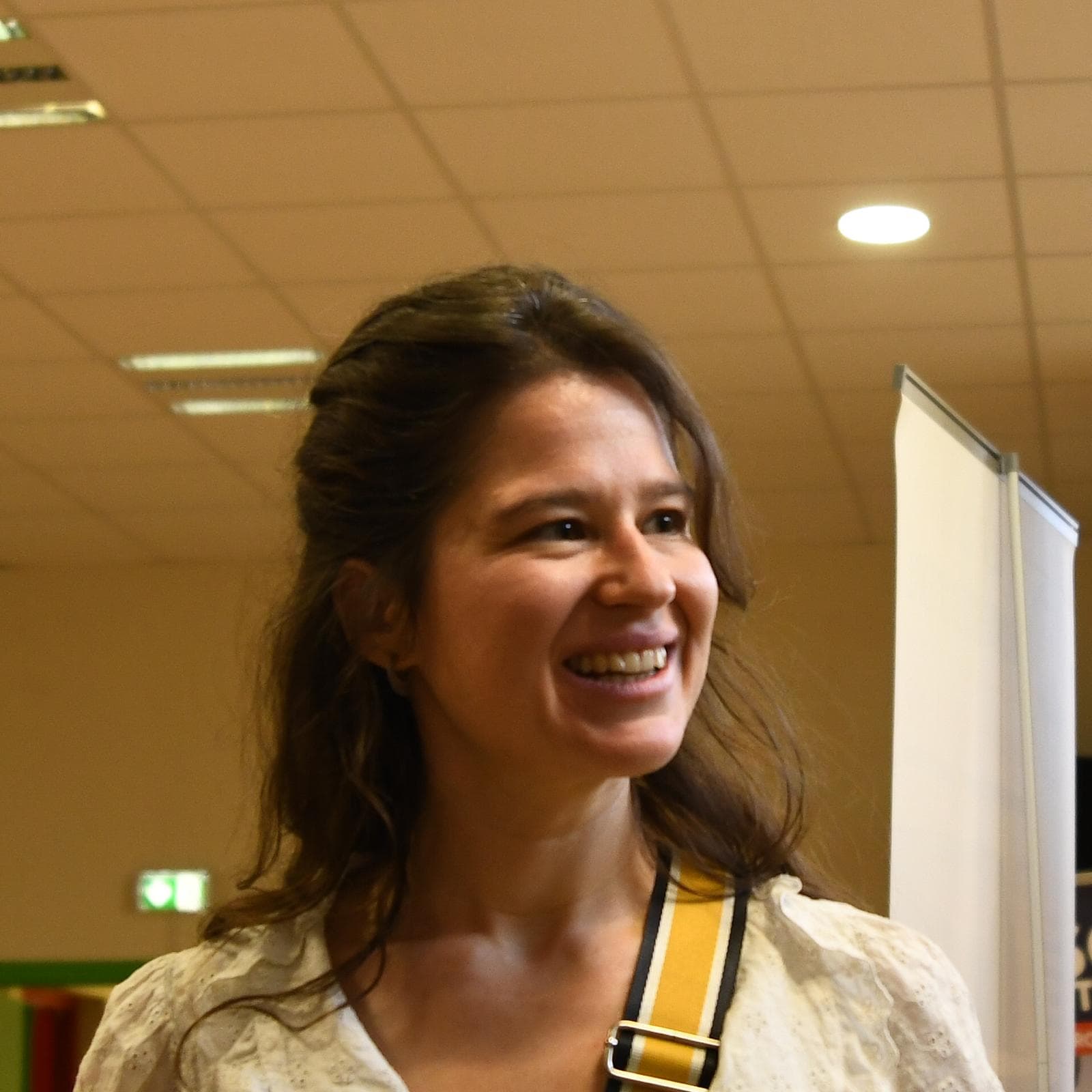 Portrait d'une bénévole de la soirée